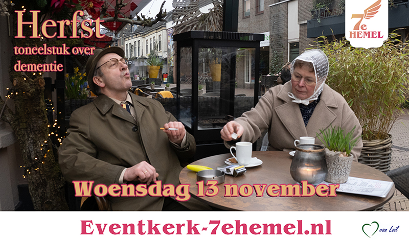 Luchtig toneelstuk over ouder worden en dementie in Loilse Eventkerk