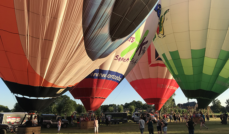 Ballonvaarten al dertig jaar vast onderdeel van Loilse Sfeermarkt