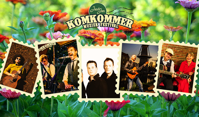 Het is komkommertijd en dus is er weer een Komkommerfestival op het terras van Jan&Jan