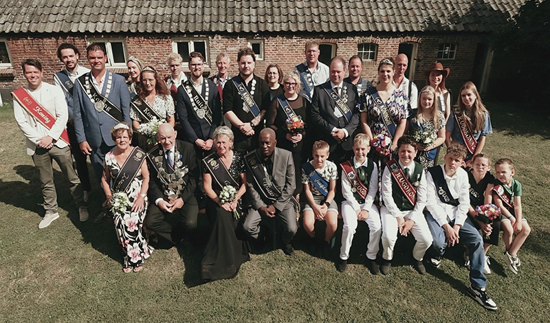 Nieuwe koningen en koninginnen van de zeven Diemse schutterijen